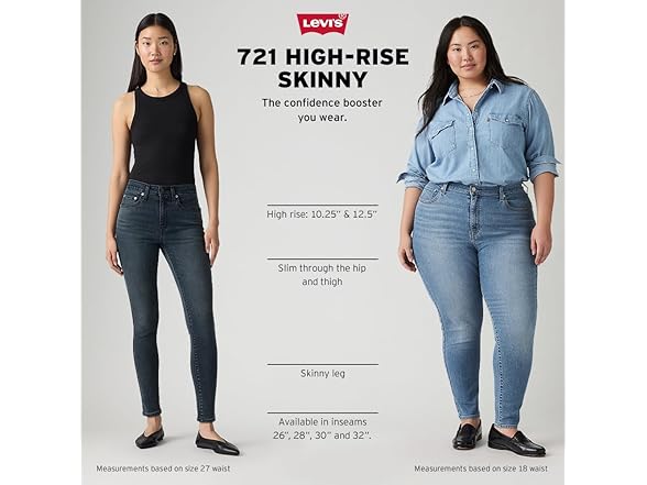 Levi's Women 721 High Rise Skinny Jeans