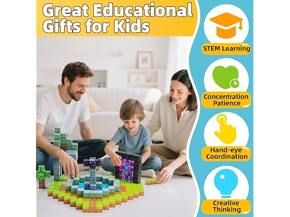 EchoPlan W2388 150PCS Magnetic Blocks