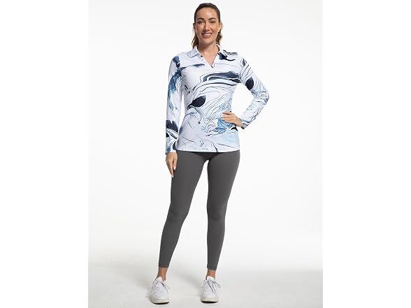 Ggov Women Golf Polo Workout Tops