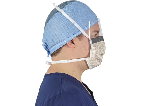 HALYARD FLUIDSHIELD 2 Fog-Free Mask, 100)