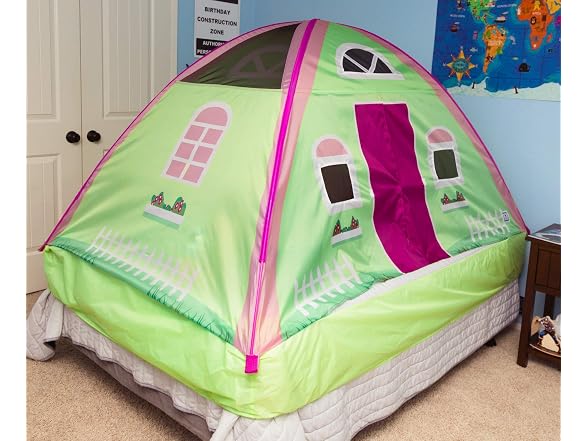 Pacific Play Tents 19601 Kids Cottage House Bed Tent Playhouse