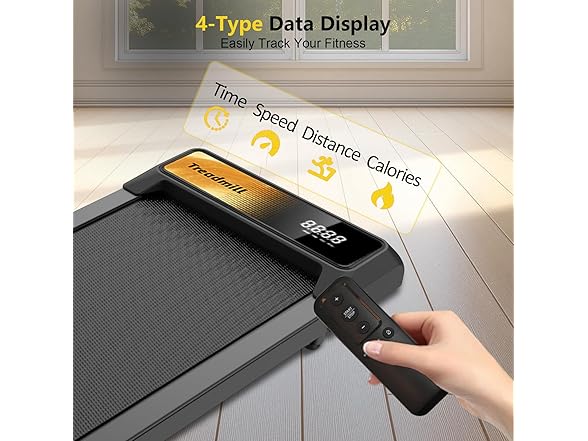 Compact Walking Treadmill Under Desk 2.5HP