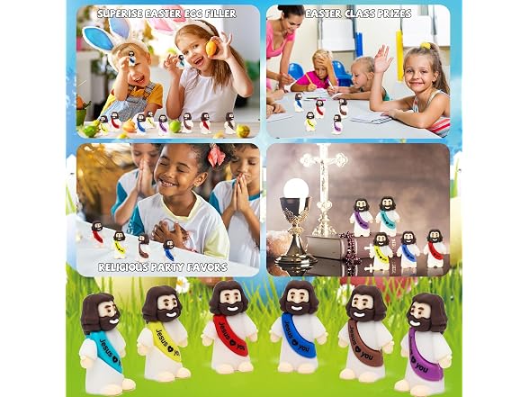 YuDanae 100pcs Jesus Figures