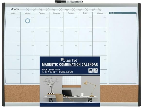 Quartet Magnetic Combination Calendar Board
