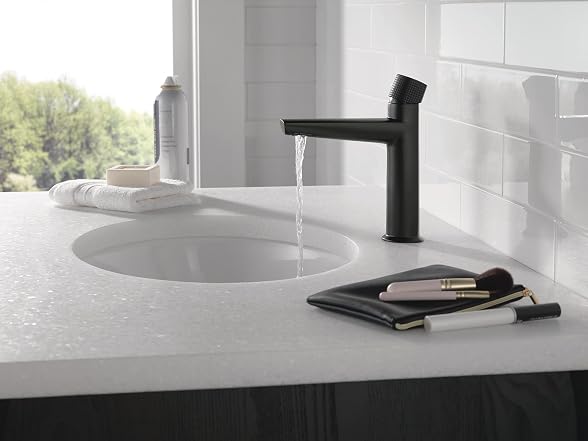 Delta Faucet Galeon Matte Black Bathroom Faucet