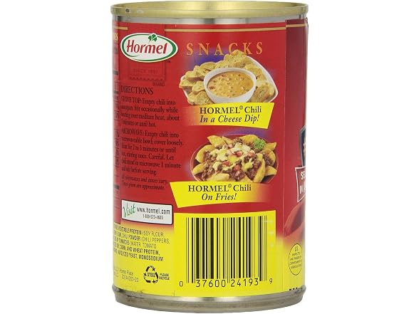 Hormel Pack Chili