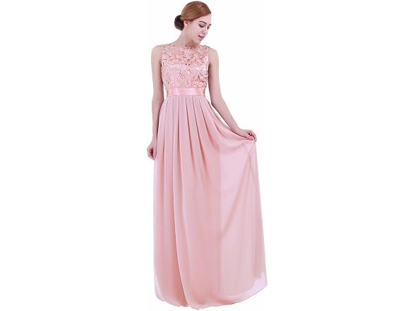 IEFiEL Women (4) Summer Wedding Dress Pearl Pink