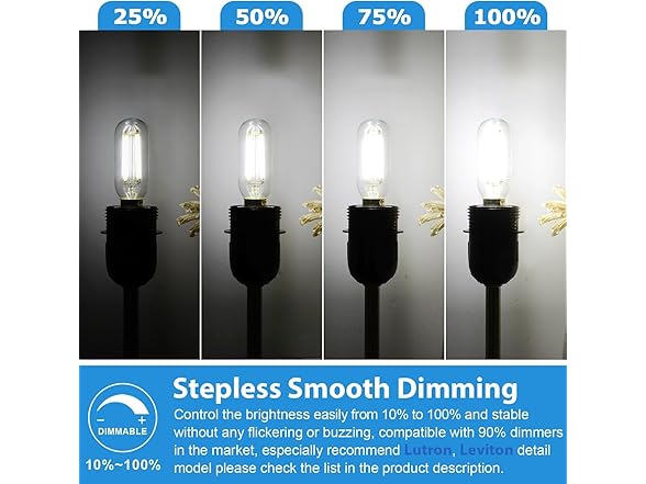 Brightever E12 LED Light Bulbs 40 Watt Equivalent, 12 Pack