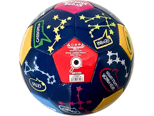 Crayola Official Soccer Ball - Unisex Kids - Constellation Size 5