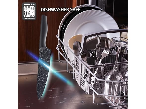 24-Piece Kitchen Knife Set w/ Guards
