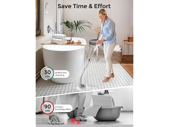 kHelfer Cordless Electric Spin Scrubber