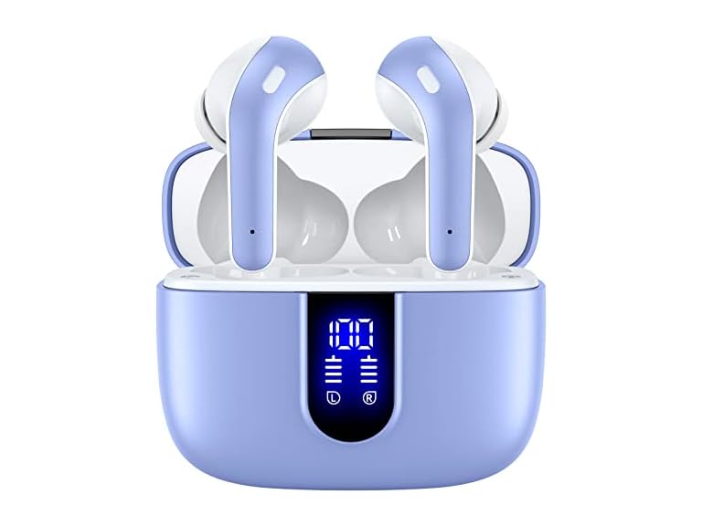 TAGRY W0568 Wireless Earbuds violet blue