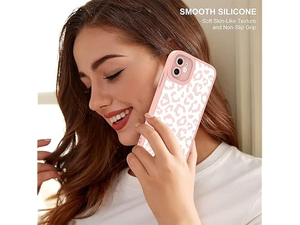 ZIYE for iPhone 11 Case Pink Leopard