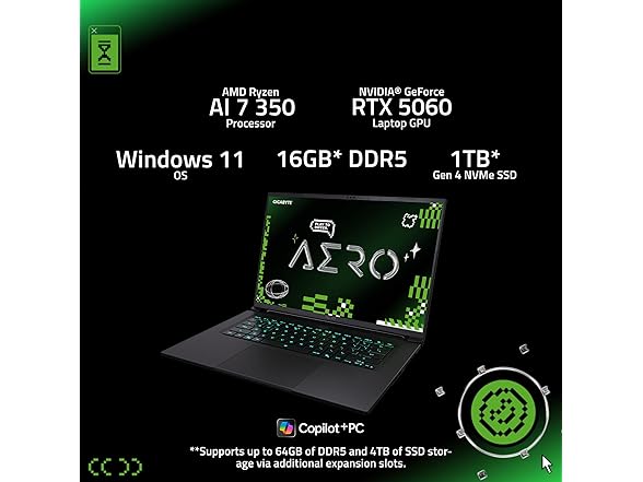 GIGABYTE AERO X16 RTX 5060