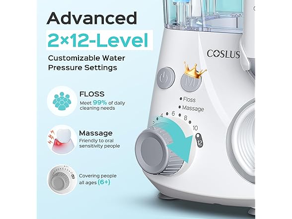 White Advanced Water Flosser