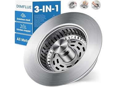 $8.99, Was $19.99, 55% Off! Dimflue Kitchen Sink Strainer dealfomo