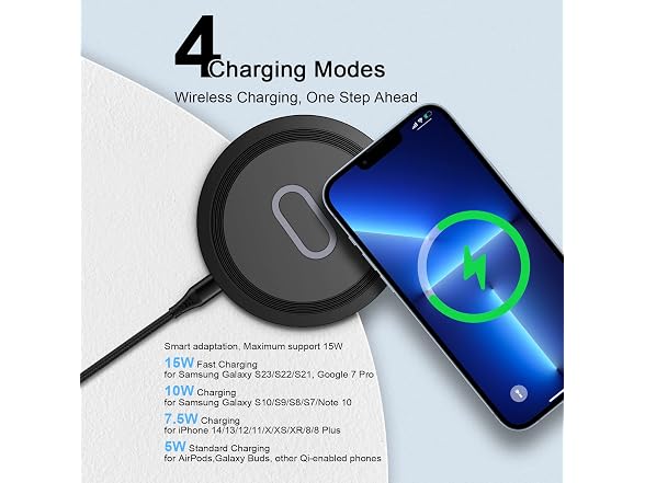 UorMe 15W Wireless Charger Samsung Fast Charging Pad