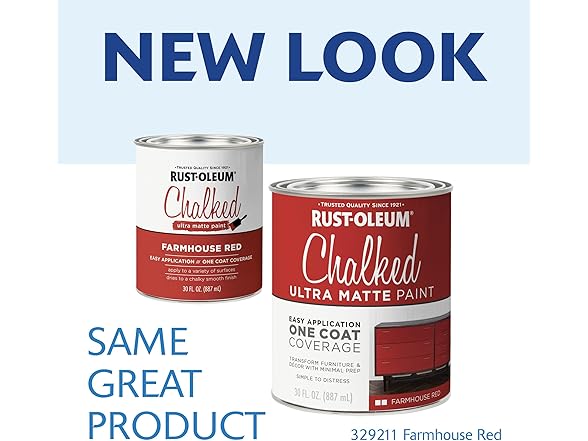 Rust-Oleum Farmhouse Red Chalked All-in-One Ultra Matte Paint