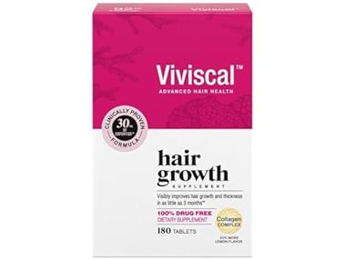 $67.99, Was $94.99, 28% Off! Viviscal Hair Growth Supplements 180Ct dealfomo