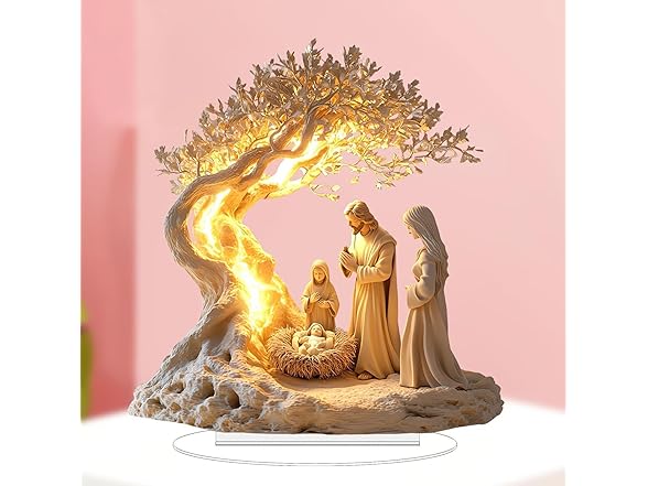 Jesus Tree of Life Newborn Table Decor