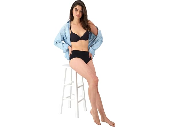 Maidenform Women (S) Seamless Bikini Black