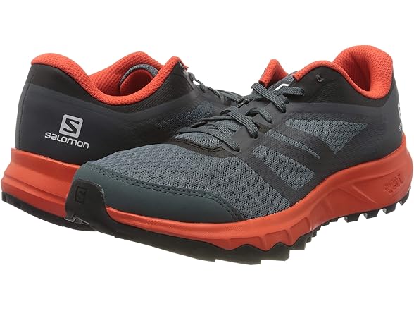 SALOMON Trail Shoes Grey/Cherry 9.5