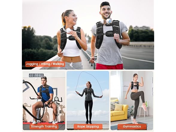 Poudee 10LB Weighted Vest Reflective