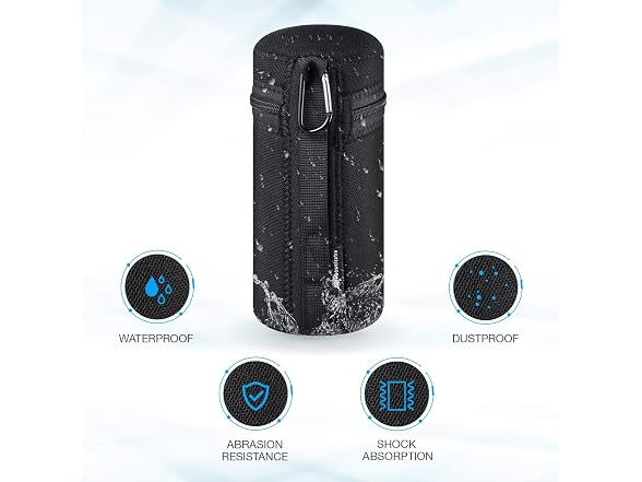 Powerextra 4x Zipper Lens Case Lens