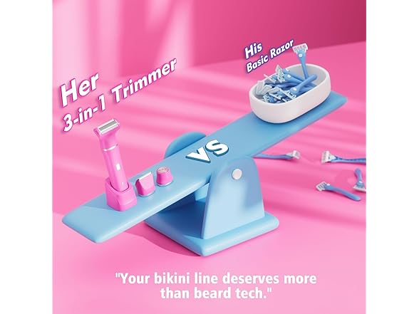 Risina Electric Bikini Trimmer for Women