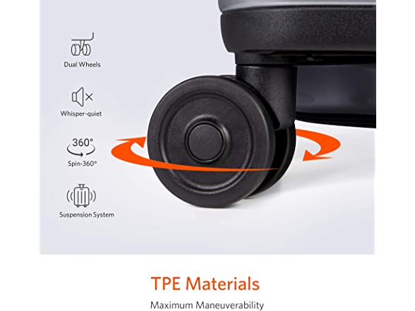 NINETYGO P21120Z1 20inch Carry On Luggage 22x14x9 Gray (Open Box)