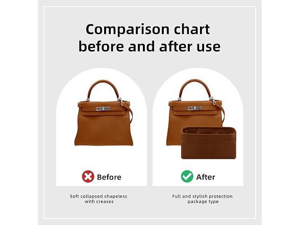 DGAZ Bag Organizer Insert, Silk Purse 
