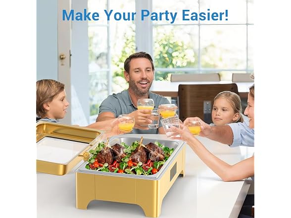 Electric Chafing Dishes, 9QT Smart-Touch
