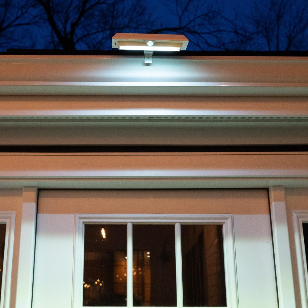 Solar Motion Detector Outdoor LED Lights - 2 Pack - Gallery 13