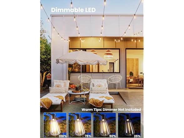 Svater Outdoor LED String Lights