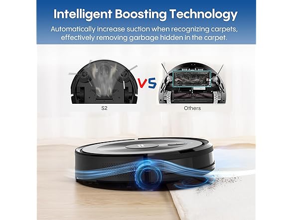 AZQQ 2 in 1 Robot Vacuum and Mop