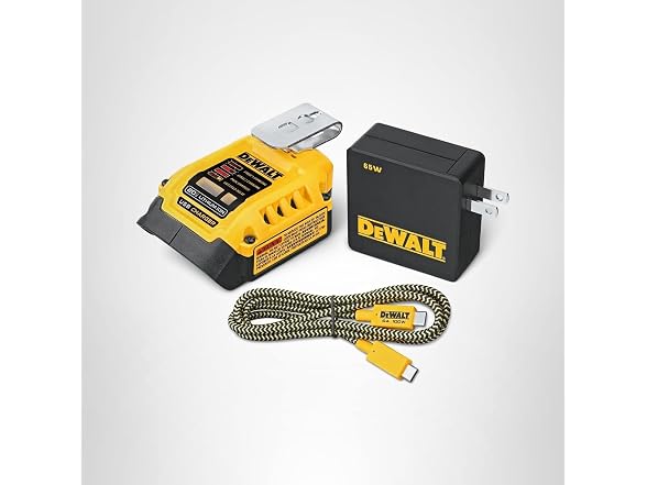 Dewalt DCB094K Battery Charger + USB Wall Charging Kit