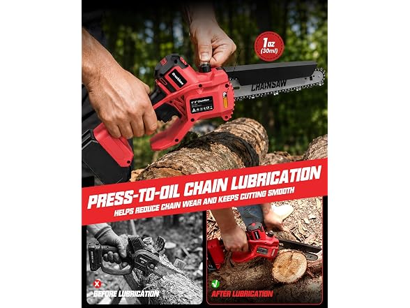 Yaxtron Brushless Mini Chainsaw