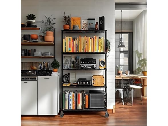 Simple Deluxe 5-Tier Storage Shelves