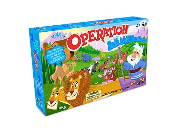 Operation: Noah's Ark Edition Board Game, (15 Piece)