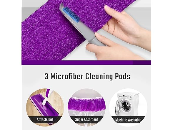 Purple Wet Spray Mop
