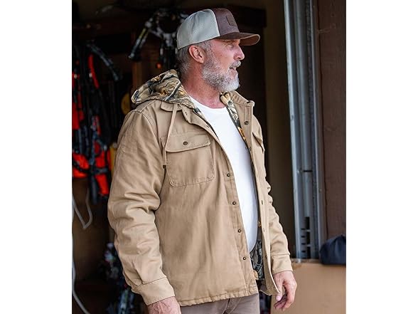Legendary Whitetails Canvas Jkt Khaki L