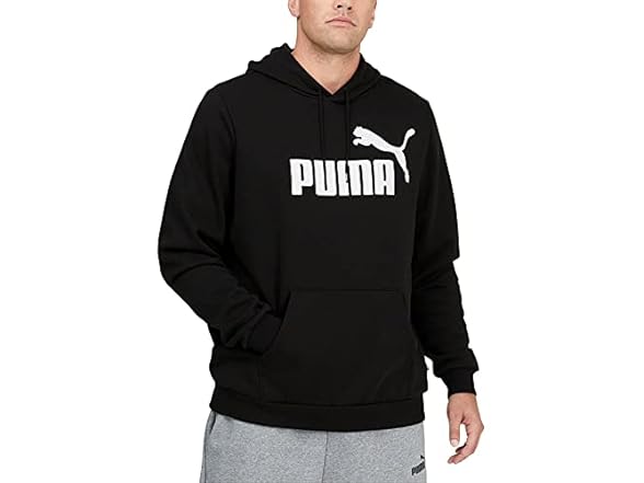 PUMA Men's Essentials Logo Fleece Hoodie