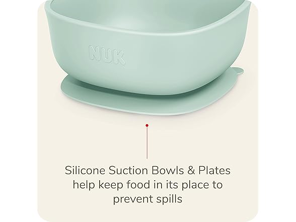 NUK Silicone Baby Spoons, Pack of 3