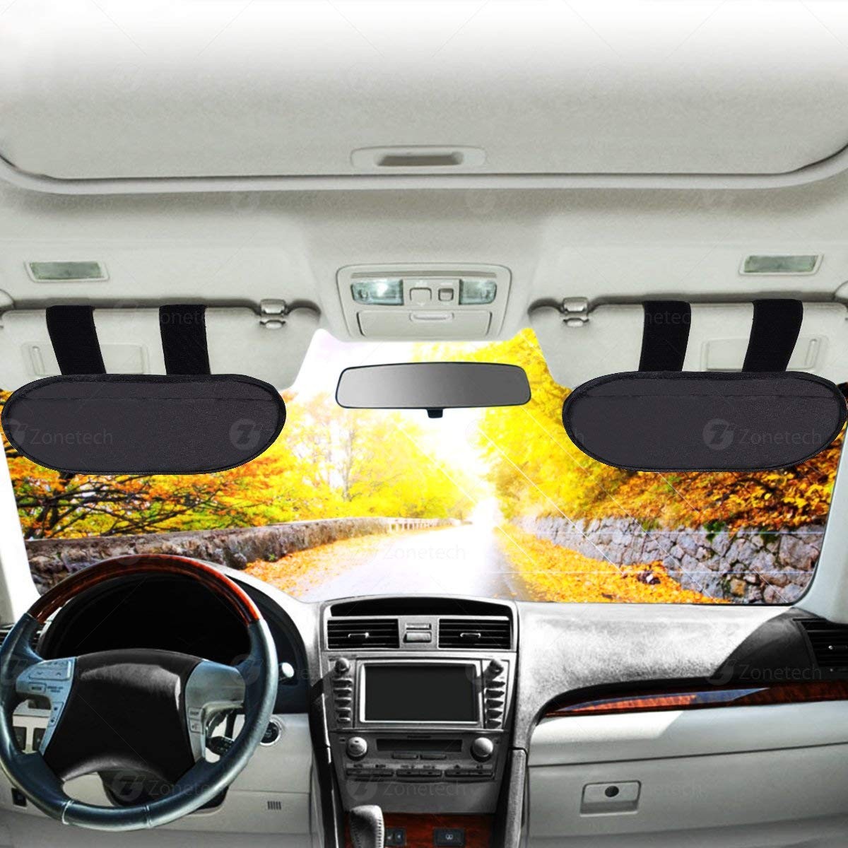 Zone Tech Car Visor Extender Sun Blocker - Gallery 7