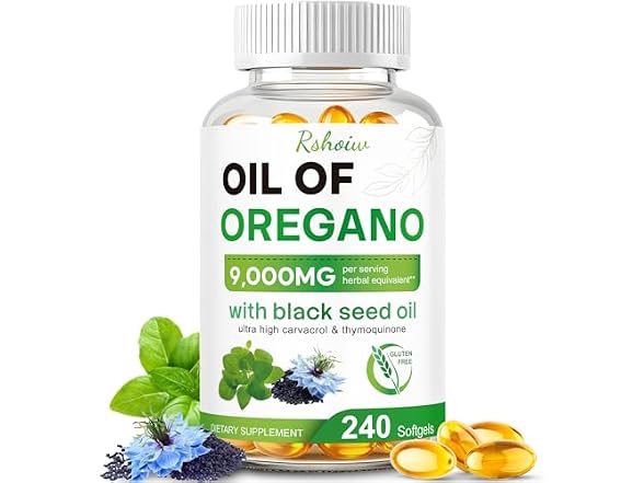 Rshoiw Oil of Oregano (240 softgels)