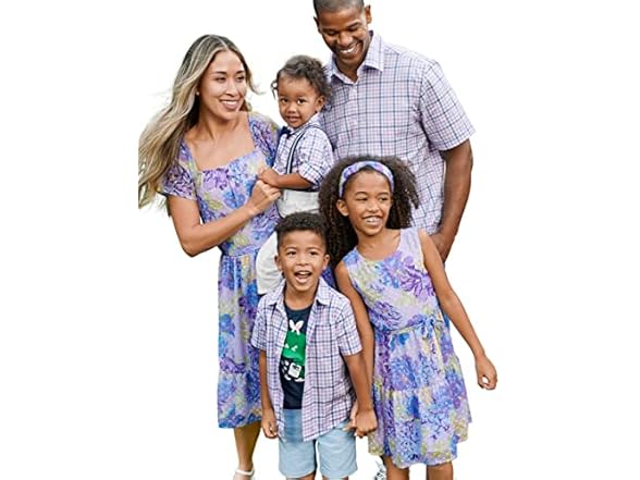 Childrens Place Mens Button Down Purple (M)