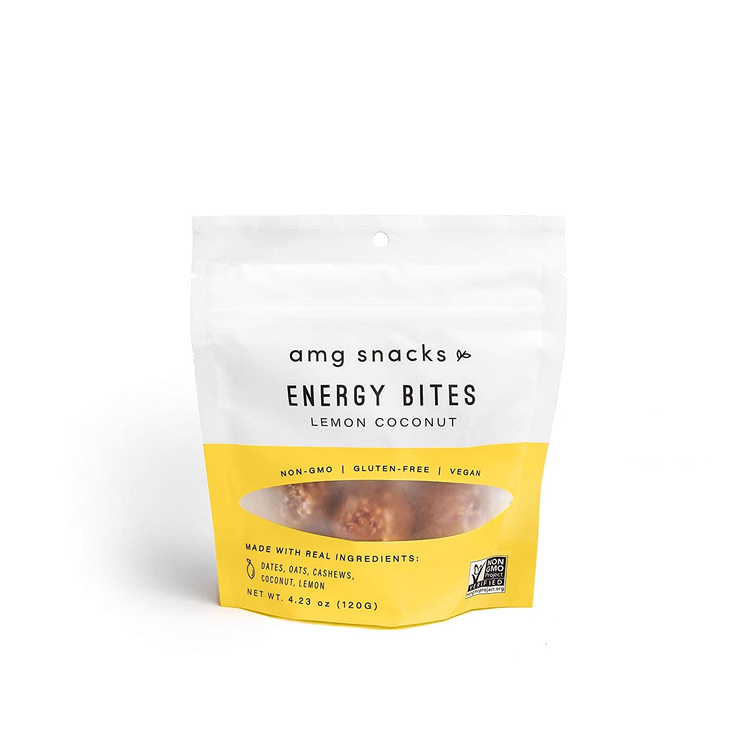 (6 Pack) AMG Lemon Coconut Energy Bites - Gallery 5