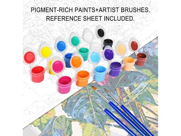 Tucocoo Painting by Numbers Kits for Adults and Ki