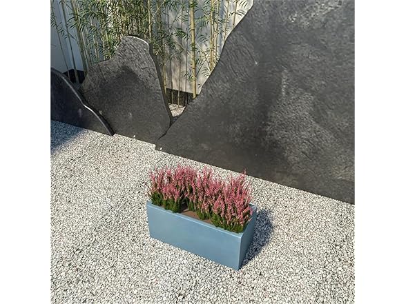 LeisureMod BP9 Bloom Planter Aged Concrete Planter