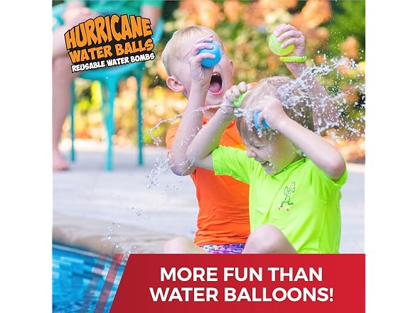 Prime Time Toys Hurricane Reusable Water Balls – 12PK